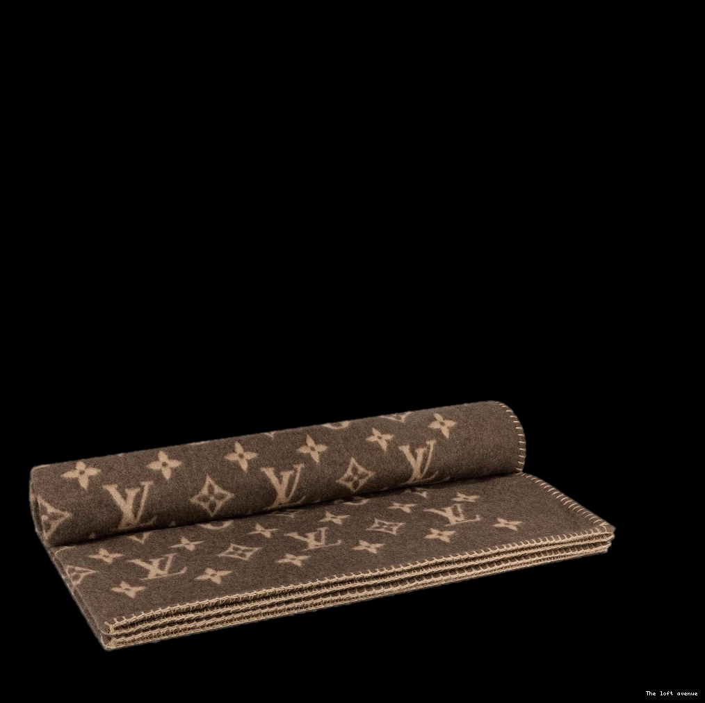 CUSTOM LV MONOGRAM THROW BLANKET 0710